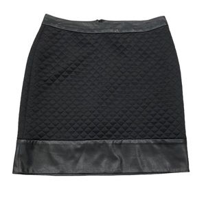 Search for Sanity Skirt 4 Black Diamond Quilter With Faux Leather Trim